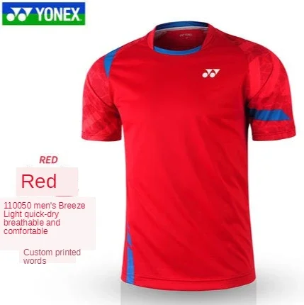 Genuine YONEX Yonex men and women yy badminton wear quick-drying sports new jersey 110050 210050