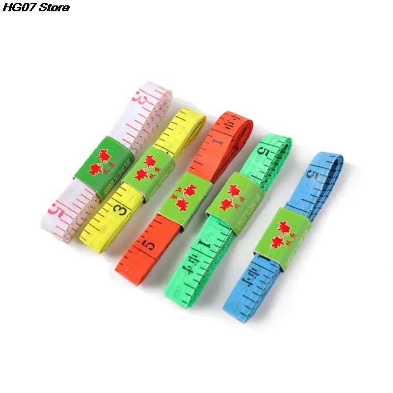 Body Measuring Ruler tape measure measuring tape measuring ruler Sewing Tailor Tape Measure Mini Soft Flat Centimeter Meter 0.5m