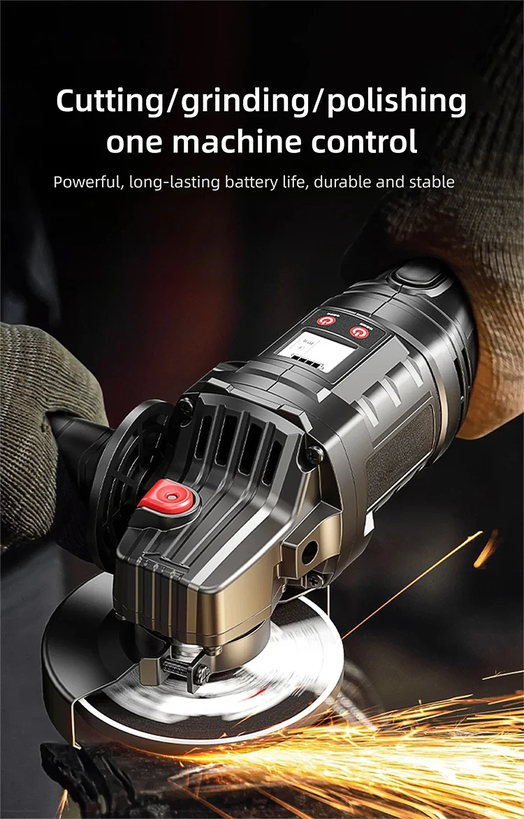 Brushless Angle Grinder Multi-functional Cordless Grinder Wireless grinding cutt