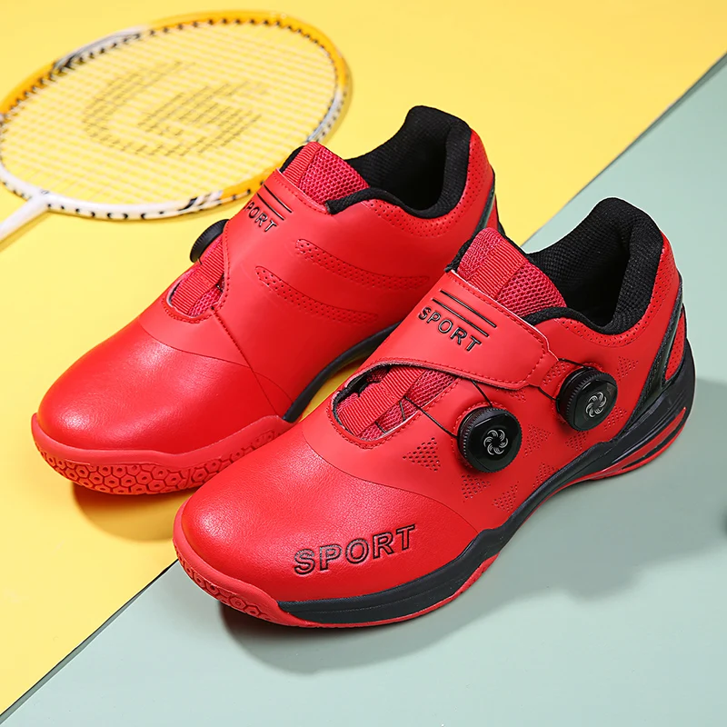 Professional Badminton Sneakers Anti-Slip Badminton Training Shoes Big Size 36-47 Tennis Shoes Breathable Unisex Athletic Shoes 2