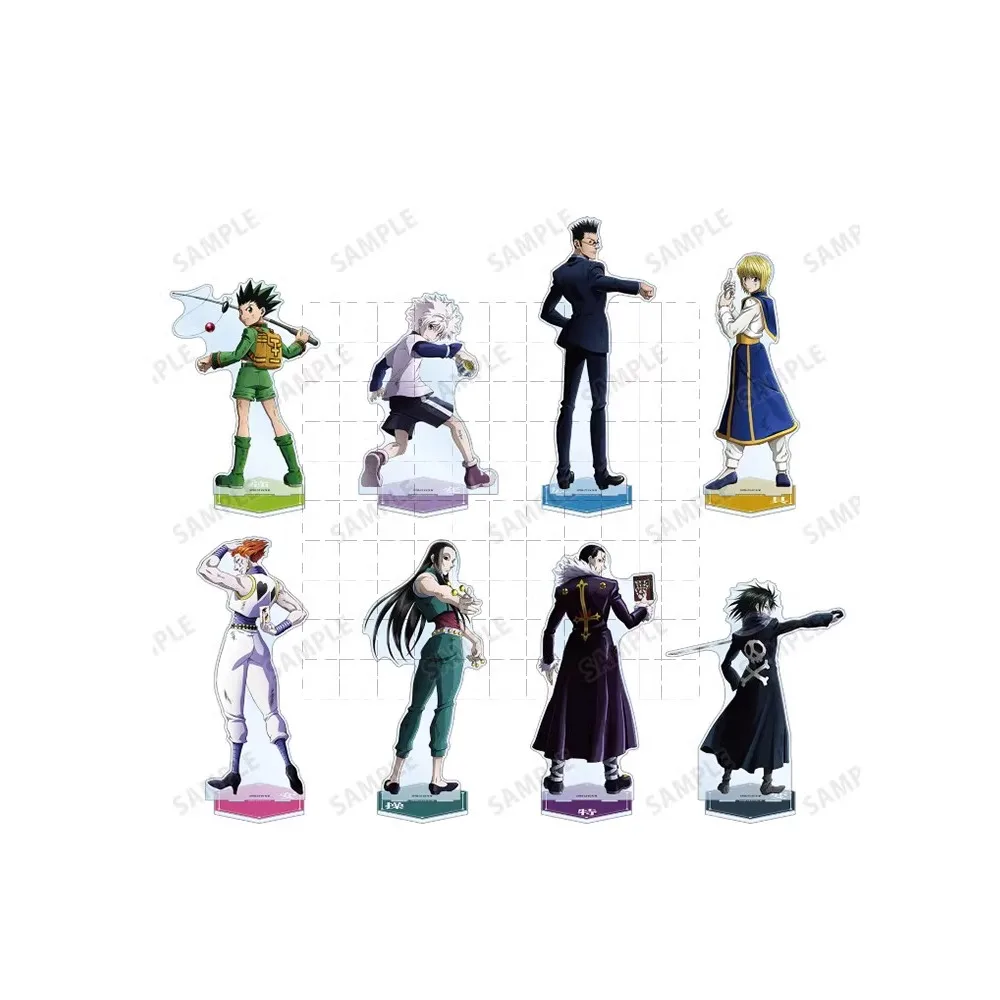 Игра Аниме Killua Leorio Gon Hyskoa Matiy Heytun акриловая искусственная фигурка модель пластина Косплей игрушка для подарка