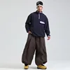 Gsou Snow Fashion Oversized Loose Ski Pants Waterproof Warm Windproof Snowboard Trousers Outdoor Sports Professional Snow Pants 4