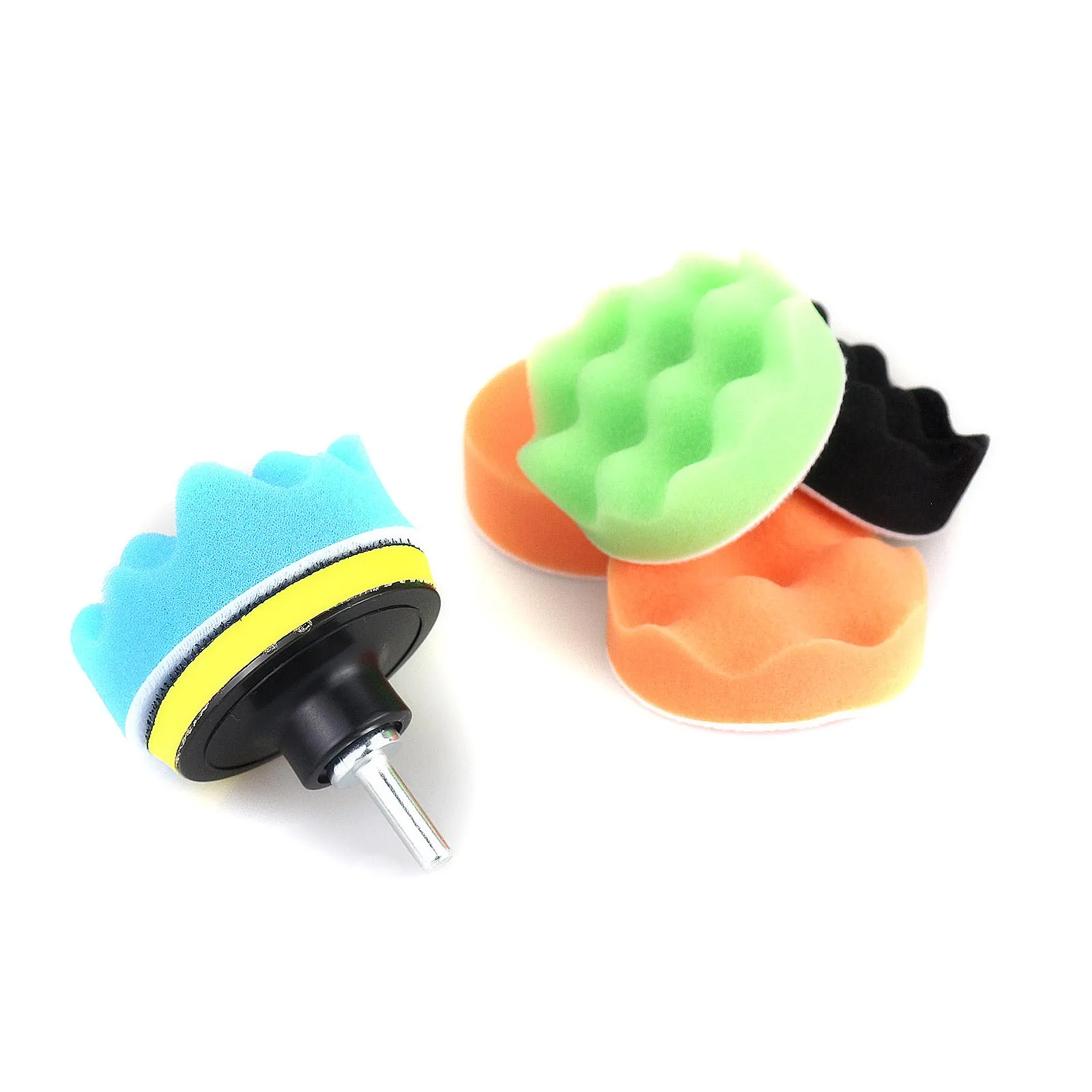 Multicolor Car Polisher Drill Polishing Sponge Waxing Pad Compound 3 Inch Maintaining Washing Duster Brush Spongia