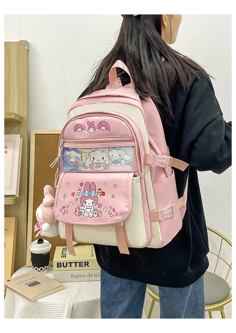 Kawaii Cartoon My Melody Student Backpack