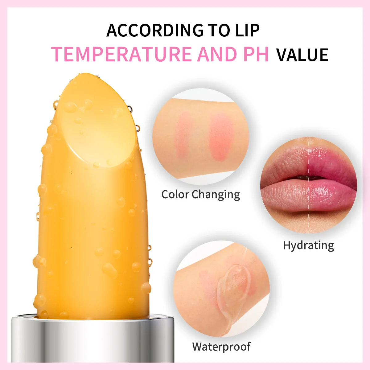 Shiny Color Changing Glitter Lipstick Waterproof Long Lasting Moisturizing Matte lip Balm lip gloss Sexy Lips Makeup 4