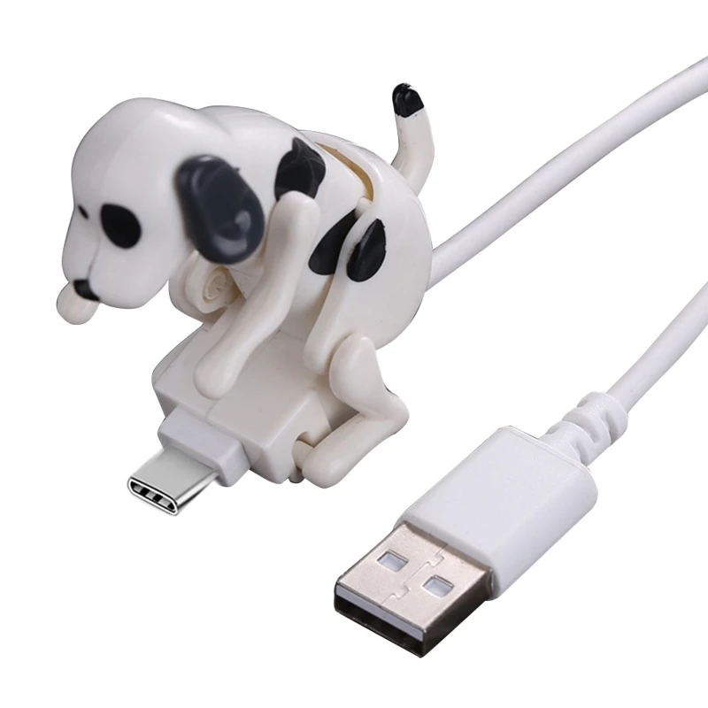 Universal Mini Humping Spot Dog Toy Smartphone Cable Charger Data 1M Charging Li