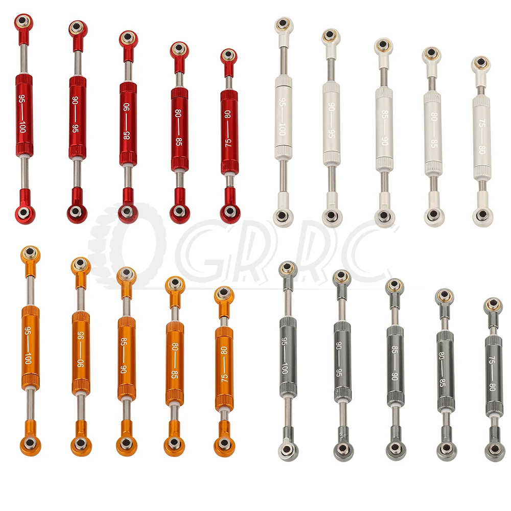 Universal 1:16 Scale RC Car Steering Rod Servo Link Turnbuckle Linkage Servo Rod 2 Pack Set