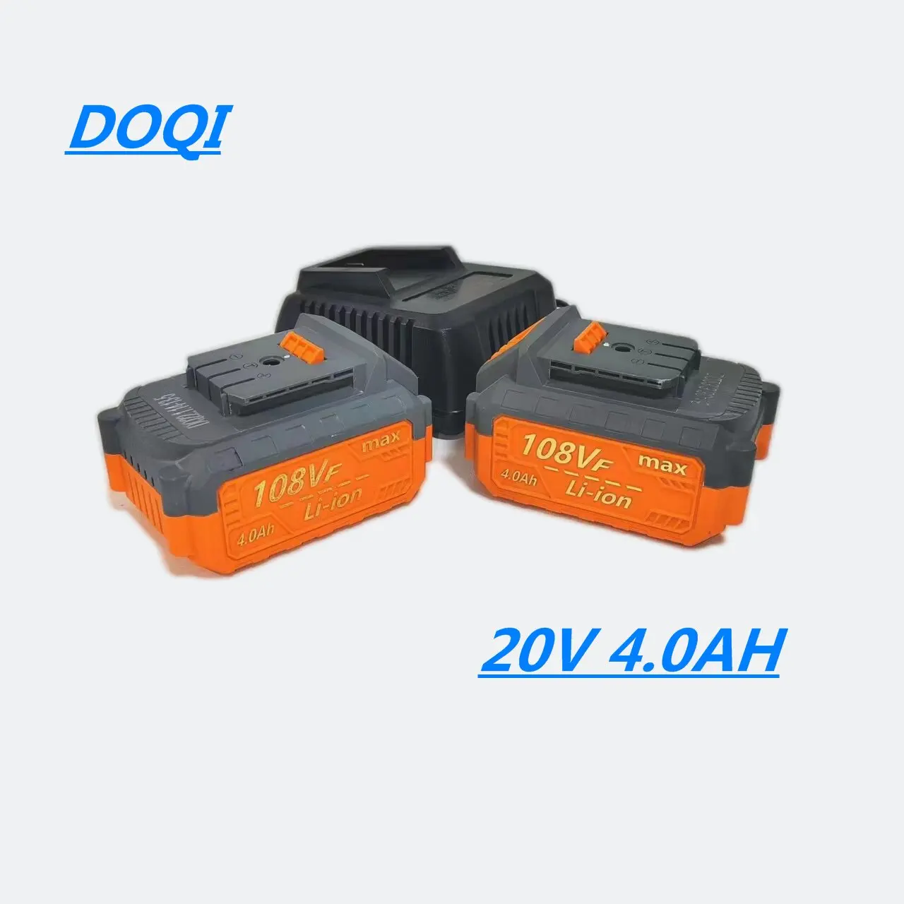 Heavy duty electric hammer drilling rig rotary impact electric drill with 2 * 4.0AH battery plastic toolbox 4