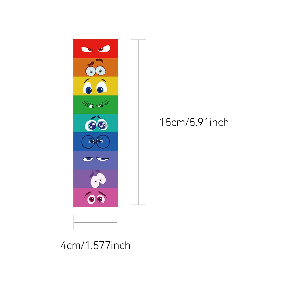 30Pcs Inside Out Bookmark Cute Cartoon Toy Book Marks Reading Supply Fans Collection Gifts School Stationery Supplies