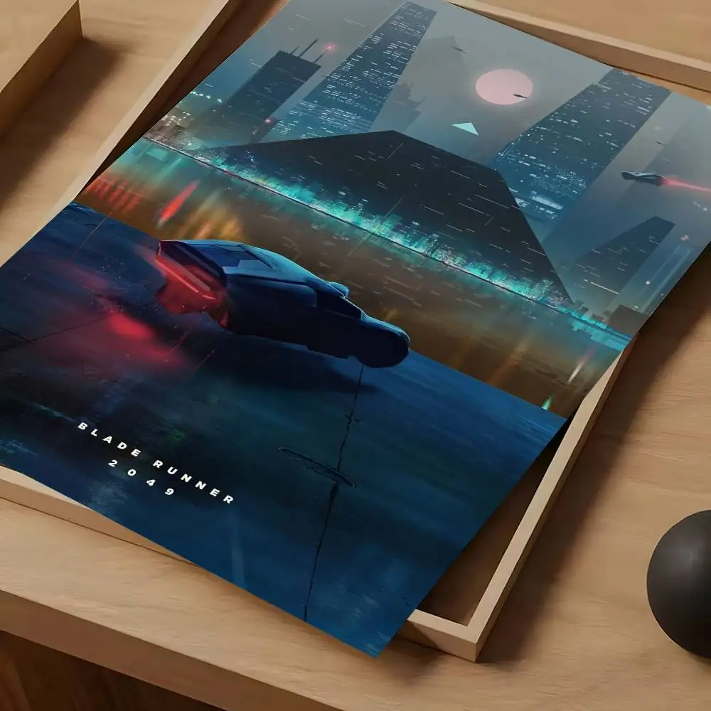 B-Blade R-Runner 2049 Filmplakat, wasserdicht, Vintage-Filmplakate, hochwertiger Wandkunstdruck für Raumdekoration, Geschenk – Detail 7