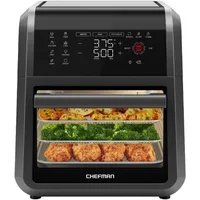 Chefman 12-Quart 6-in-1 Air Fryer Oven with Digital Timer, Touchscreen, and 12 Presets - Family Size Countertop Convection Oven 1