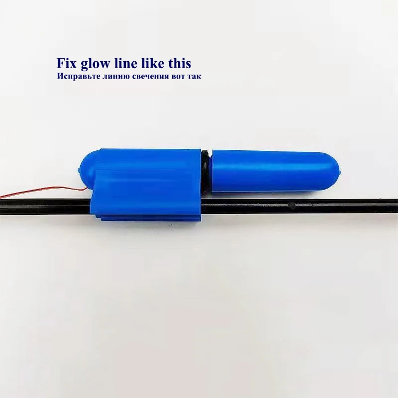 1Piece DIY Luminous Light 7 Light Flexible Glowing Wire Float Tail Fishing Multi-Function LED Electronic Glow Tools