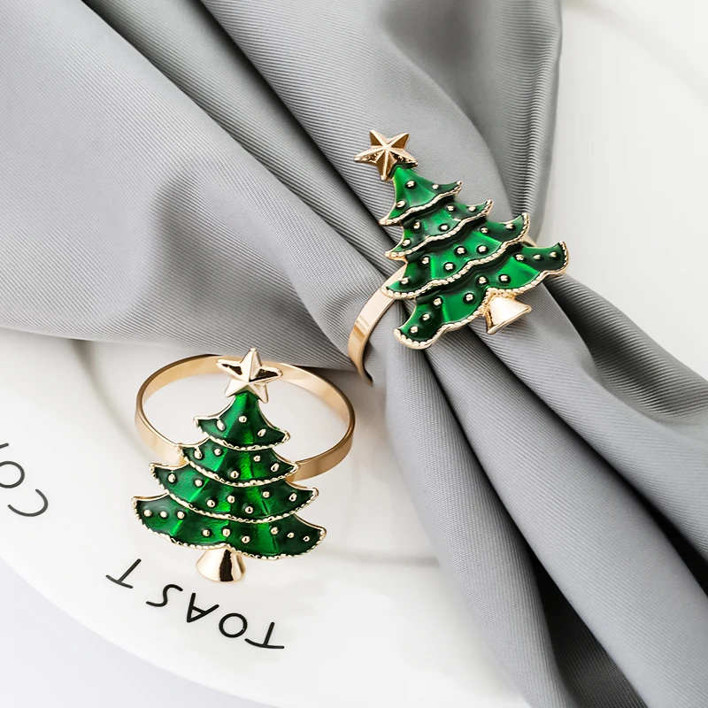 Christmas Napkin Ring Set 3
