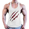3D Printed Cool Claw Traces Tank Tops For Men Fashion Colorful Sports Pattern Tees Summer Loose Street Round Neck Vest Tops