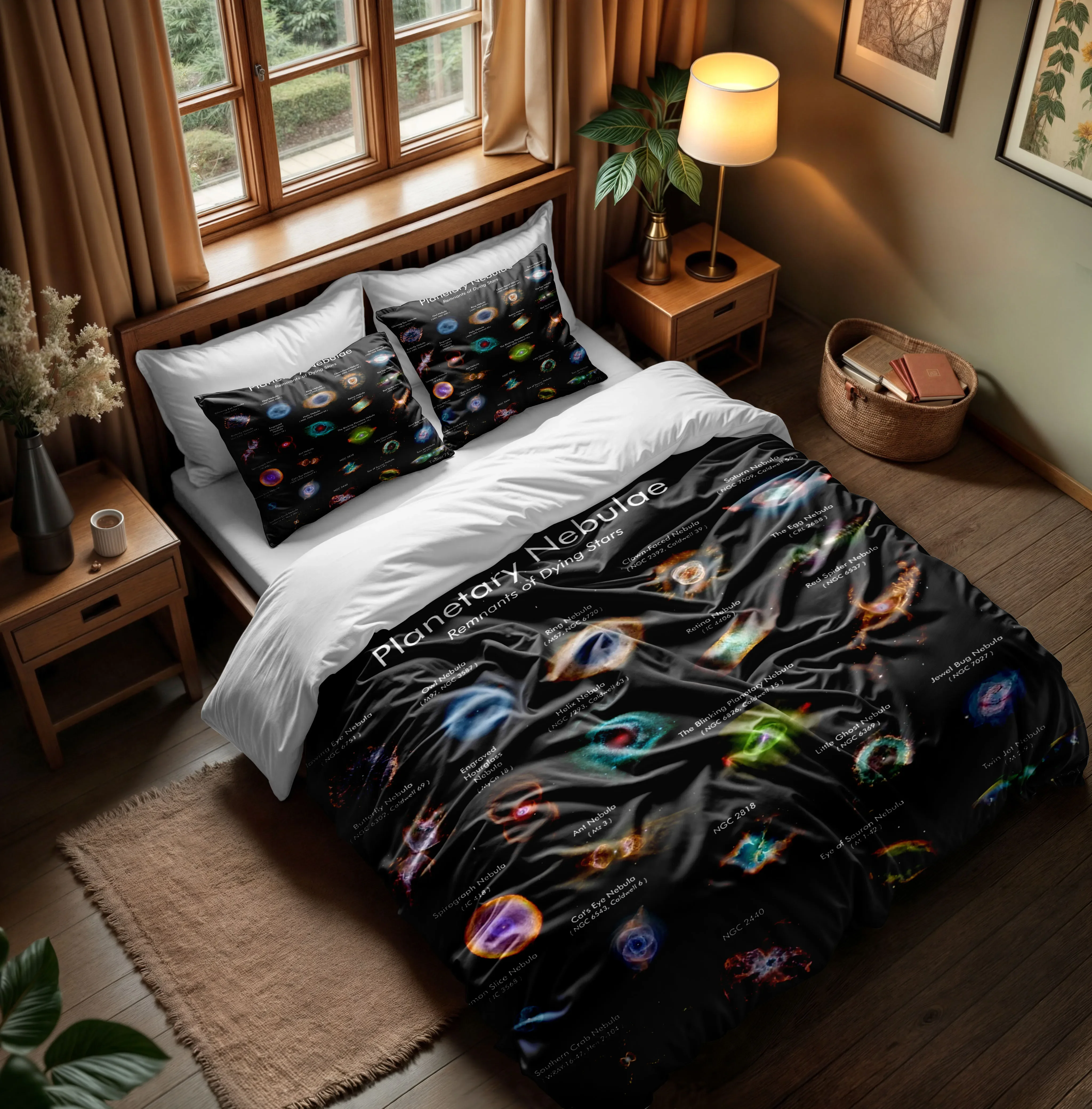 Abstract Space Nebula Duvet Cover Set UK Single Double Queen King US Twin Full King Size Bed Linen Set