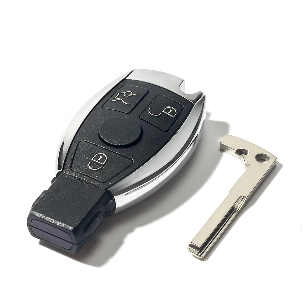 KEYYOU สําหรับ Mercedes Benz ปี 2000 + รองรับ NEC และ BGA 2/3/4 ปุ่ม Keyless Entry รีโมทกุญแจรถ 2