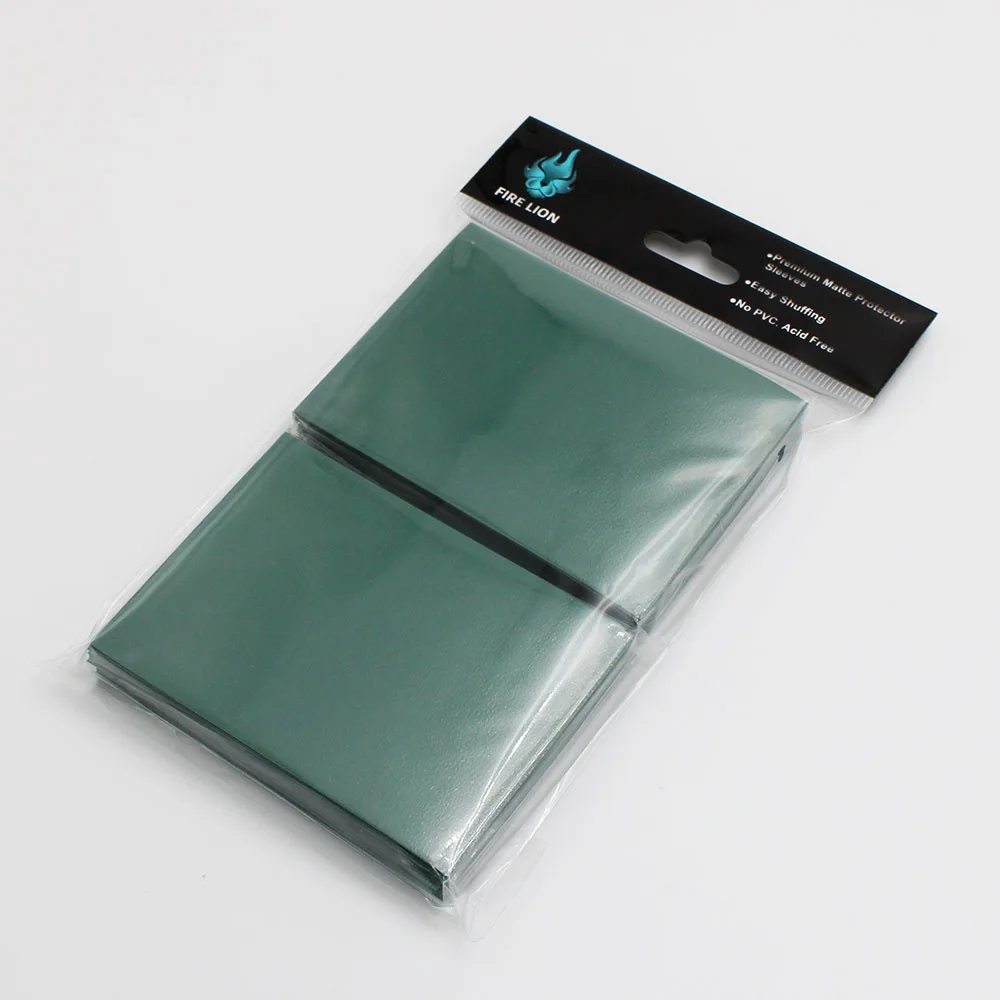 Matte Colorful Card Sleeves - 100 PCS Standard Size Trading Card Protectors