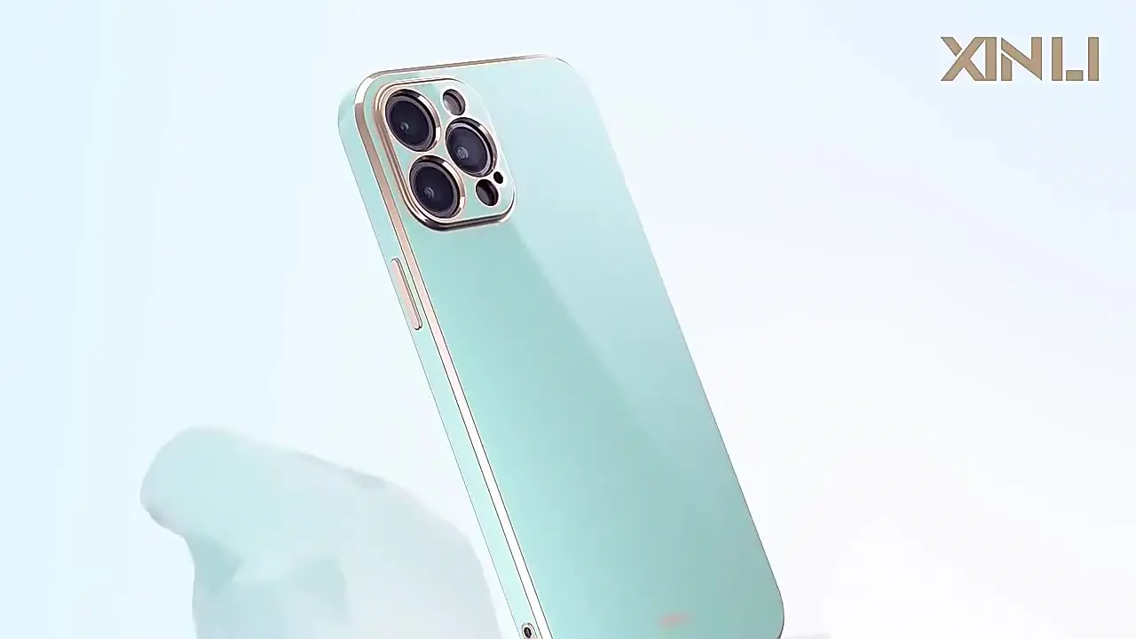 高級メッキゴールドフレームケース iPhone 16 プロマックス 13
