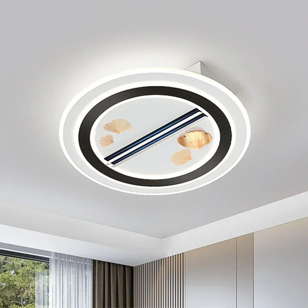 LED Invisible Bladeless Fan Ceiling Light Living Room Smart Ceiling Fan Lamp Home Decoration for Room Bedroom Led