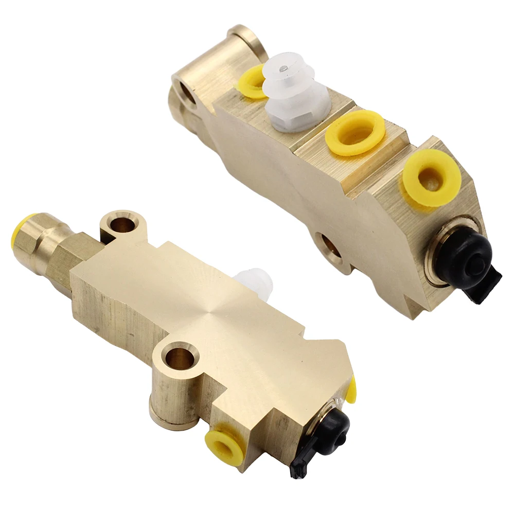 PV4 Disc/Disc Combination Proportioning Valve Brass Brake Combination Proportioning Valve for 4 Wheel Disc Brakes Trucks