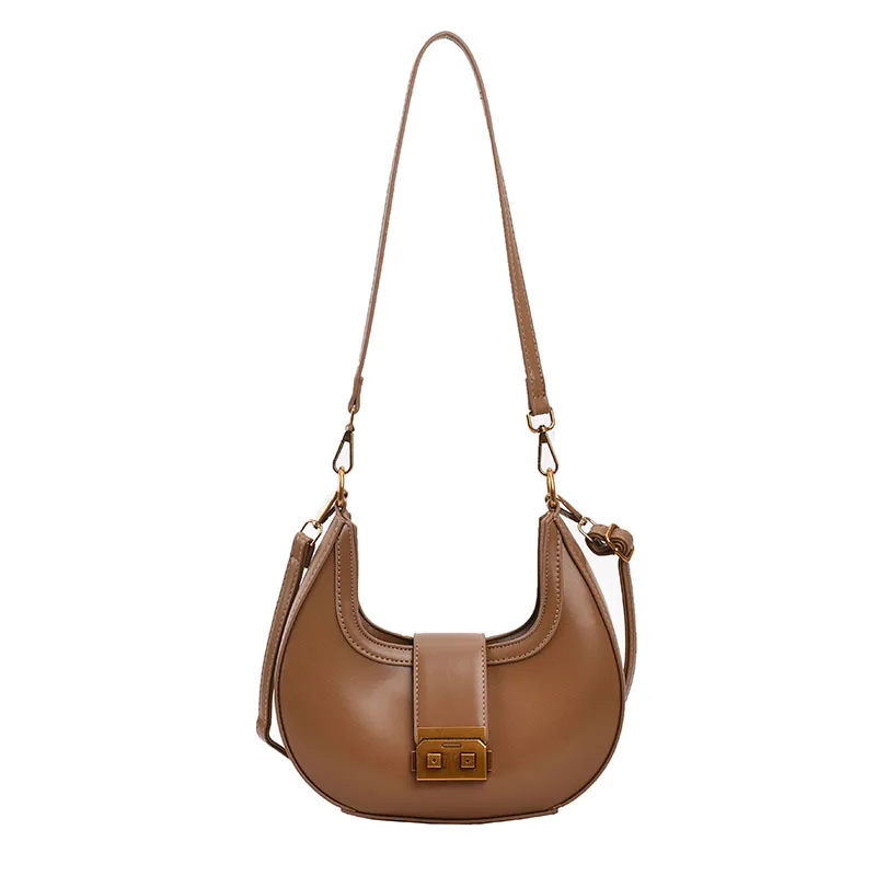 For Bag Shoulder Single Handbag Woman New Crescent Shaped Style Multicolored High-Quality Messenger Versatile Luxury Crossbody