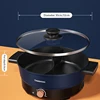 Plug-in Yuanyang electric hot pot multifunctional electric boiling pot household hot pot dormitory large capacity one basin 4