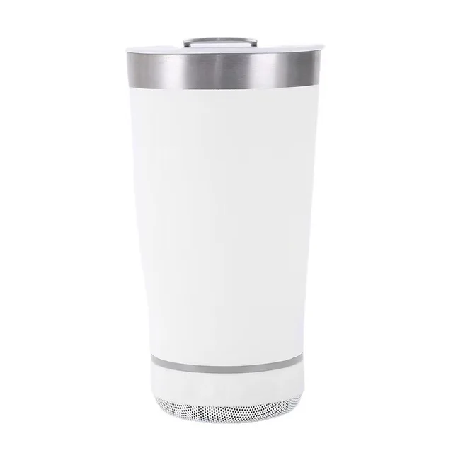 16oz smart bluetooth speaker car portable car cup creative bottle opener stainless steel thermos cup 6
