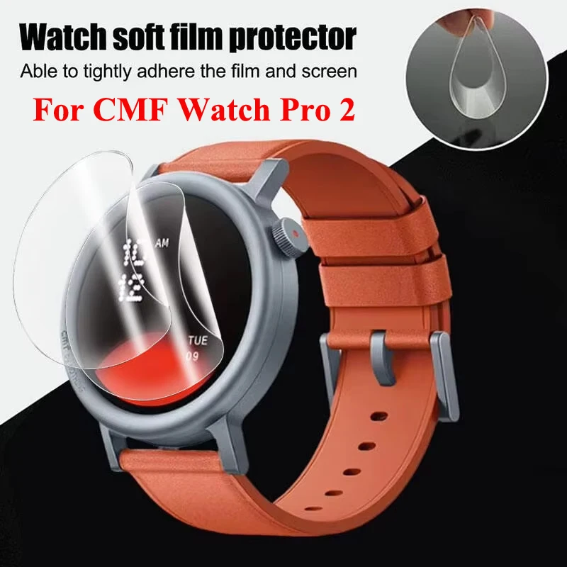 HD Hydrogel Screen Protector for Smartwatches - 1-3 Pack