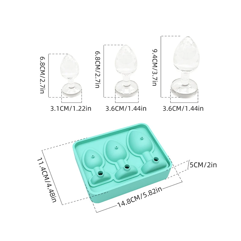 Silicone Ice Cube Molds Fun Shapes Novelty Adult Prank Ice Cube Mold Trays For Chilling Whiskey Cocktails Juice Drink silicone ice cube molds
