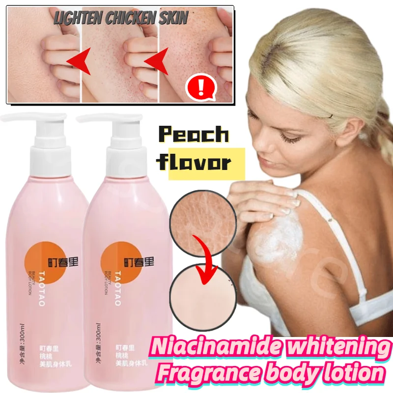 Moisturizing Body Lotion, Niacinamide, Whitening and Brightening Body Lotion, Long-lasting Fragrance, Refreshing Body Lotion