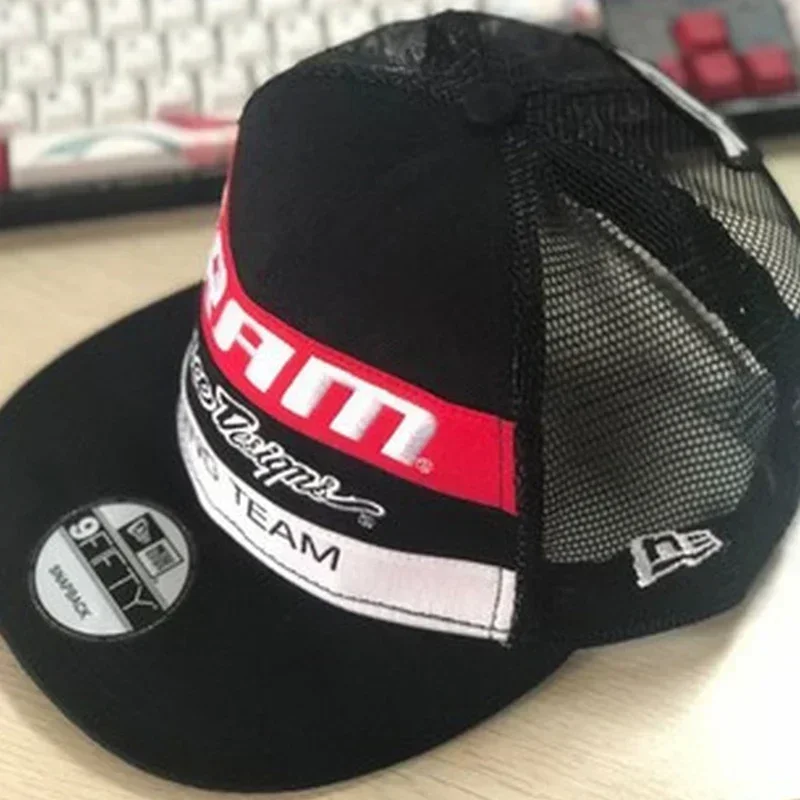 New SRAM Racing Snapback Hat Outdoor Sports Sunscreen Baseball Hat 3