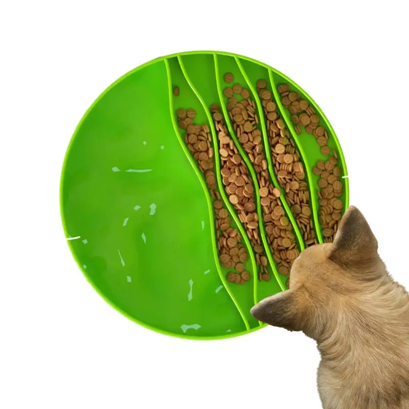 

Dog Bowl Slow Feeder Anti Choking And Overeating Dog Bowls With Suction Cups Cat Food Dispenser For Small Cats Pets