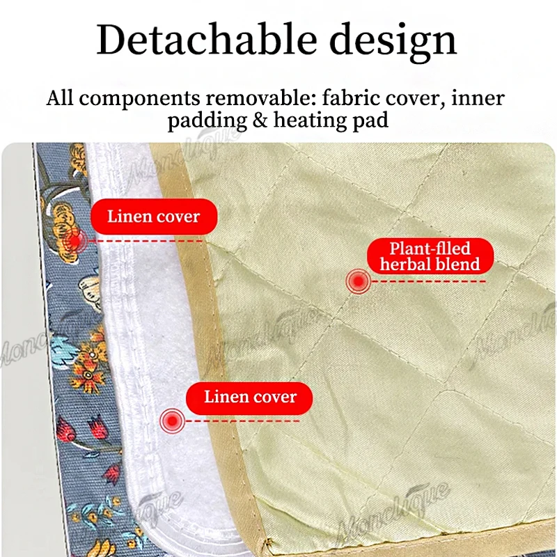 145x55cm Electric Heat Blanket 9Level Hot Compress Pad for Leg Back Body Warmer Adjustment Wormwood Temperature Fast Thermal Mat