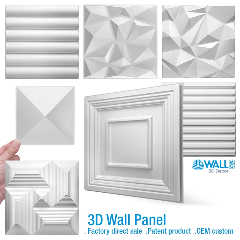 house wall renovation geometric 3D wall panel non-self-adhesive 3D wall sticker art ceramic tile wallpaper room bathroom ceiling