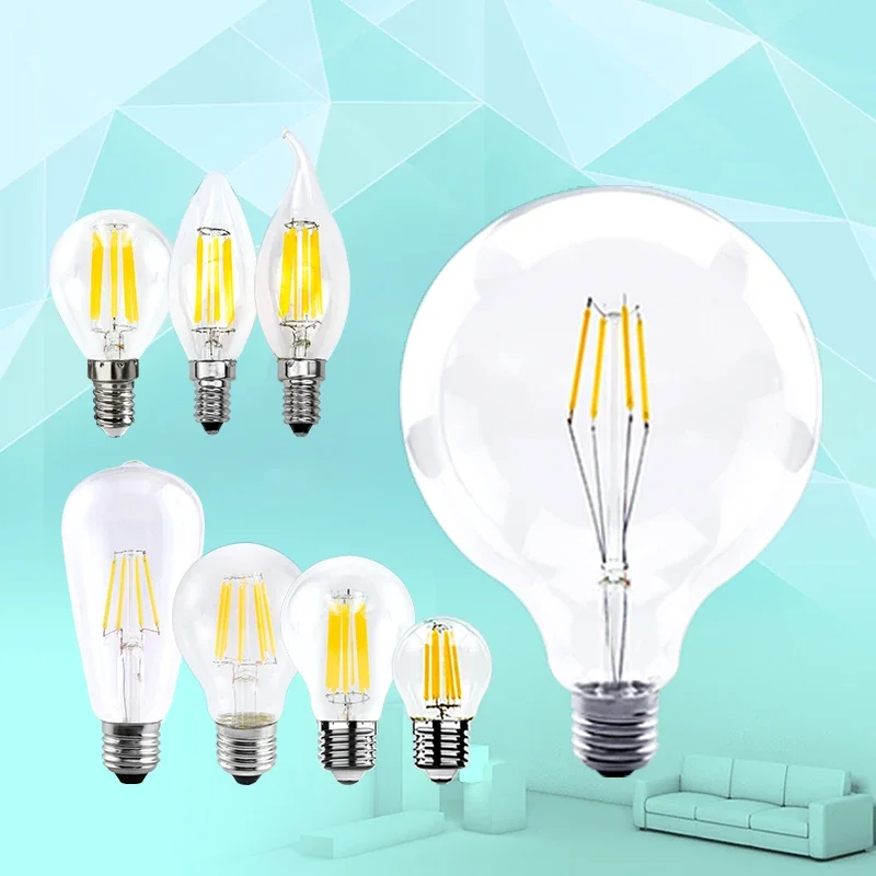 LED Retro Edison Bulb Vintage Filament Light (E14/E27) 5