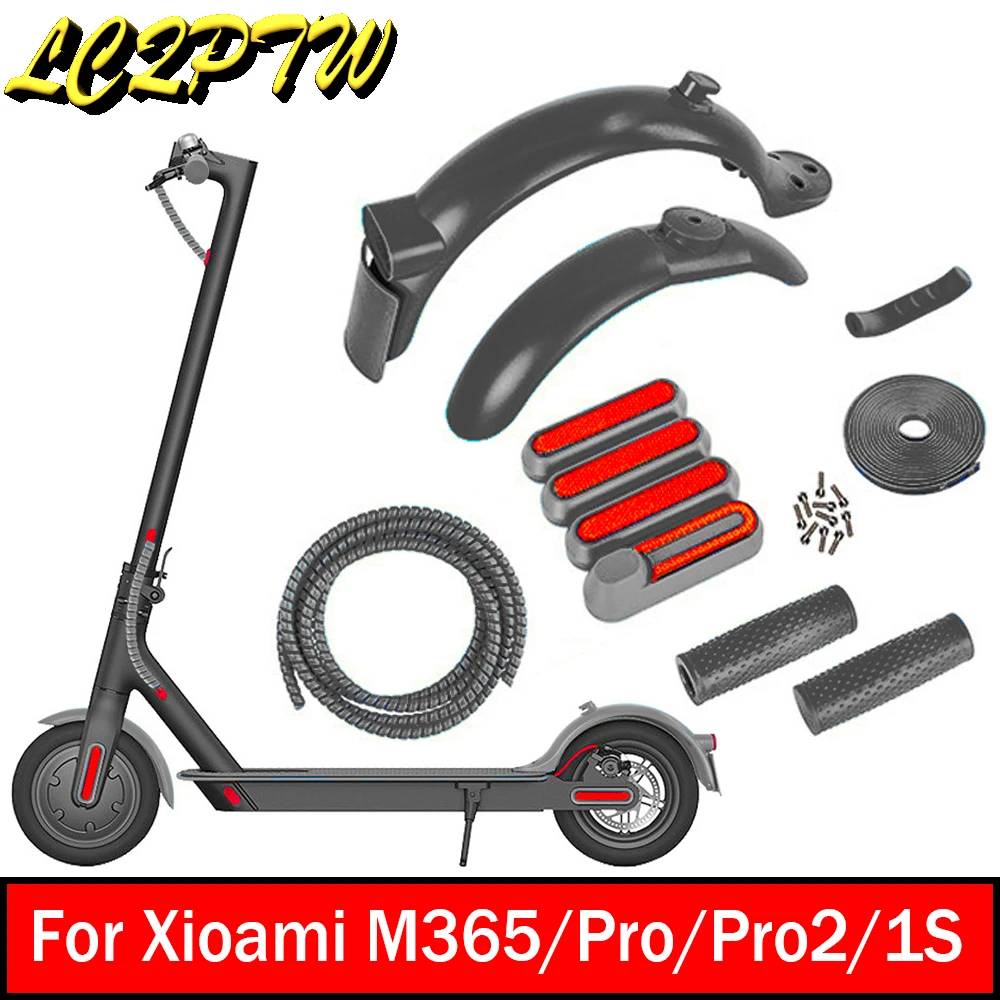 Juego de guardabarros trasero mejorado para patinete Xiaomi M365/M187