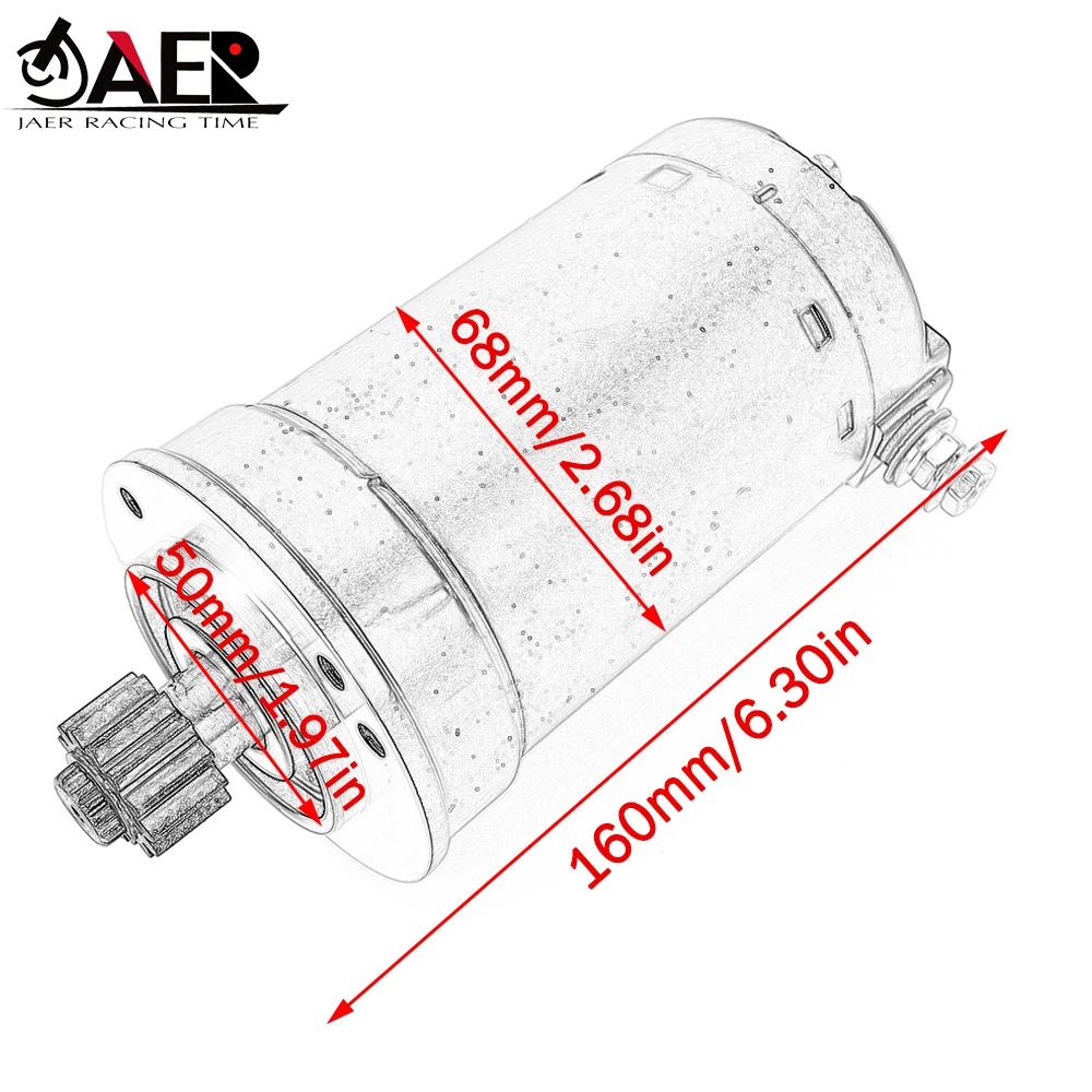 Starter Motor 27040011A for Ducati Monster 400 620 696 S2R Dark S4 Superbike 888 996 998 Supersport 620S 750S 800S 600SS 900S