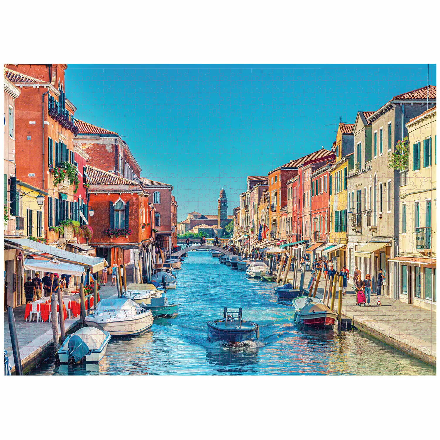 Jigsaw Puzzles 1000 Pieces The Venice Town Jigsaw Puzzles for Adults Home Decor Games Family Fun Floor Puzzles Educational Toys for Kids