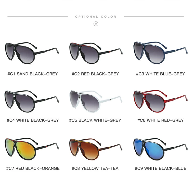 NoEnName_Null Vintage Aviation Decorative Glasses Men\'s Women\'s Sunglasses Oversized Luxury Outdoor Beach Sports Driving Eyewear