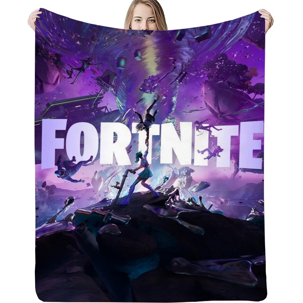 Fluffy Soft Blankets for Decorative Sofa Games-F-Fortnites Bed Blankets and Throws Kawaii Blanket King Size Cute Throw Blanket 4