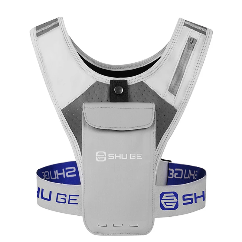 Running Vest Bag Reflective Touch Screen Mobile Phone Bag Multi-functional Cycling Sports Backpack Men Women Running Equipment