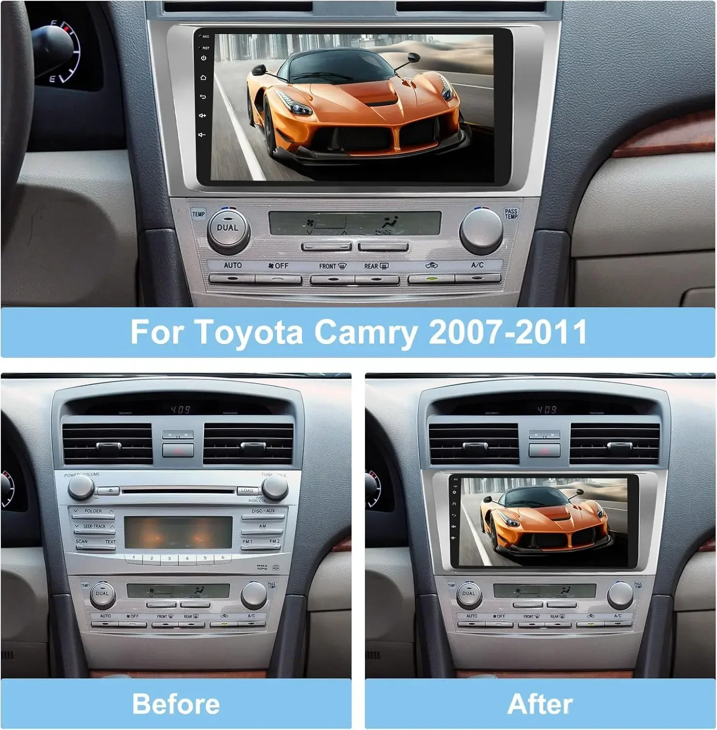 Android 13 Car Music Player with Bluetooth Navigation for Cars
