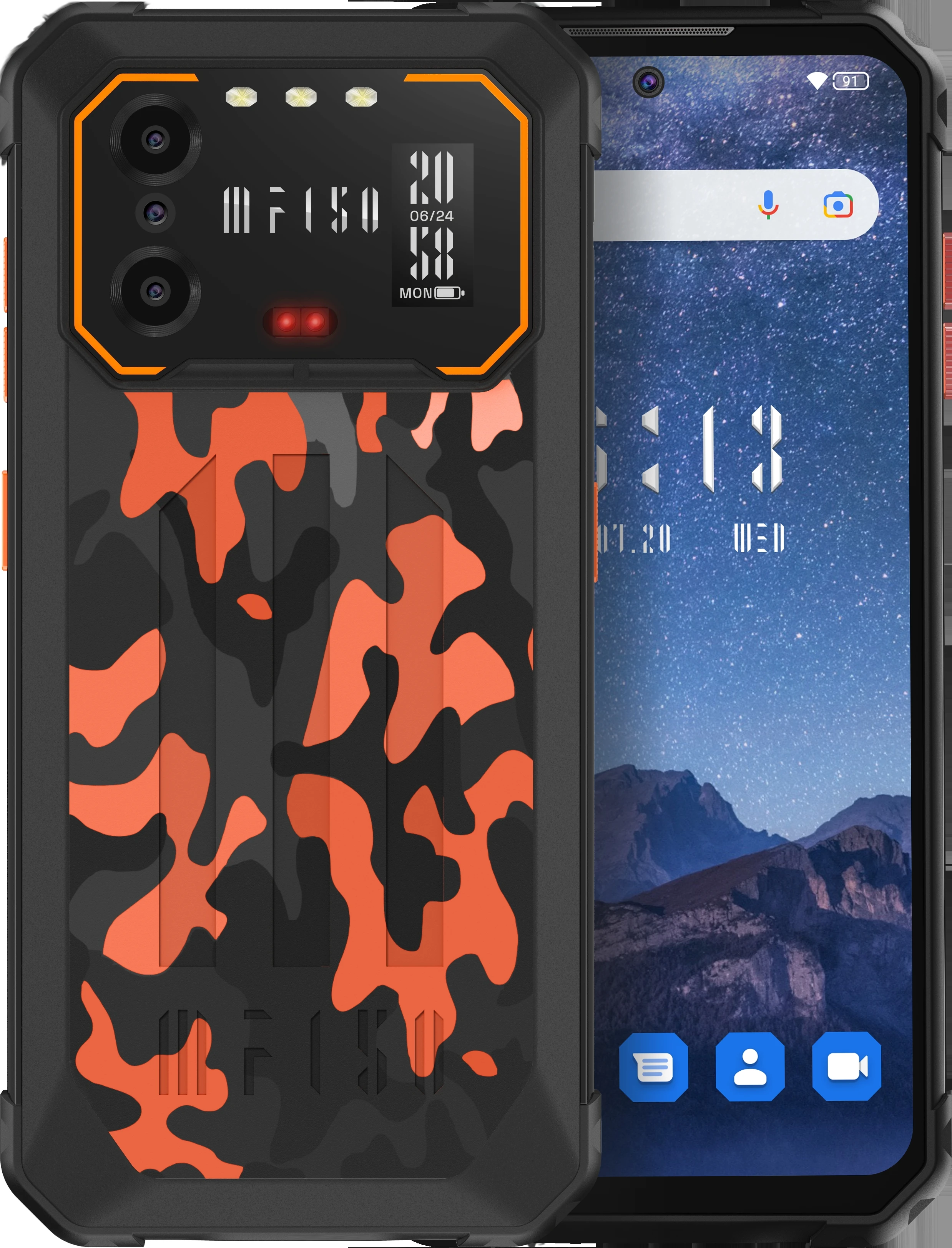 IIIF150 B2 6.5インチ FHD+ ディスプレイ 頑丈な電話 ナイトビジョン