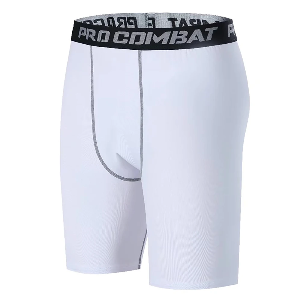 Men Running Marathon Compression Shorts Quick Dry Run Training Fitness Leggings Bodybuilding Tights Sports Men Gym Male