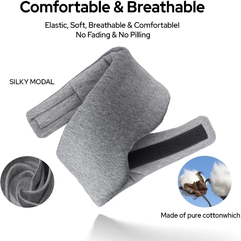 Luxury Cotton Sleep Eye Mask - Ultimate Light Blocking & Pressure-Free Comfort
