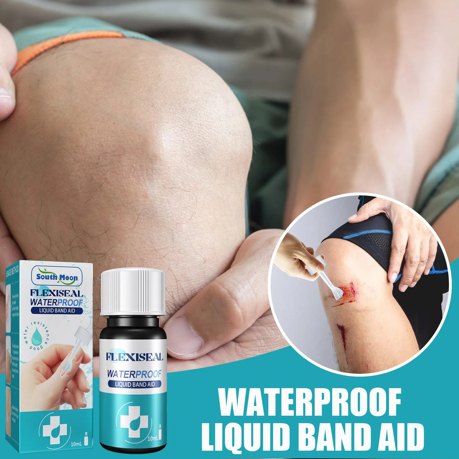 10ml Waterproof First Aid Liquid Bandage for Wounds Healing Gel Patch Hemostasis Plaster Personal Health Care
