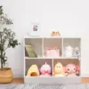 Kids Bookshelf, Bookcase Footboard, Toy Storage Cubby, Children's Toy Shelf, 35.4" L Toy Storage Cabinet Fit for Children's Room 4