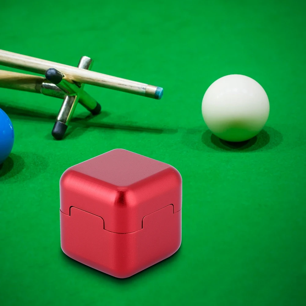 Billiard Cue Chalk Holder Snooker Chalk Holder Aluminum Portable Mini Cue Tip Billiard Pool Chalks Carrier Case