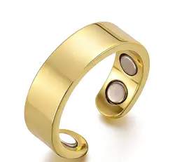 Pure Copper Therapeutic Magnetic Ring with Adjustable Design - Gift - Adjustable (D)