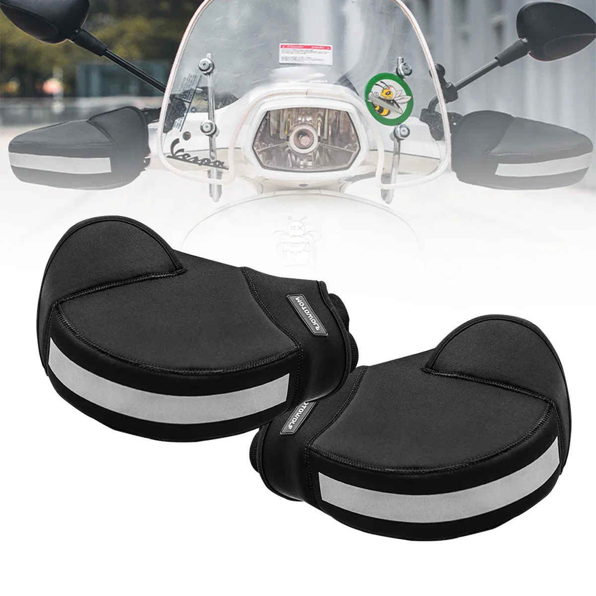 MotorcycleHandlebarCoversWinterThickWarmHandleBarGlovesCovers